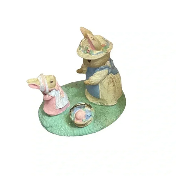 Vintage Spring Bunny Easter Lot of Figurines - Picture 8 of 13